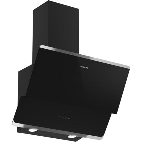 Silverline 3490.6.733.01 Oslo Cappa a parete drop control cm. 60 Classe B 576 m3-h nera