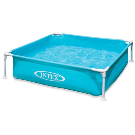 Intex Piscina Smontabile Mini Frame 122x122x30 cm Azzurra PVC 342 litri