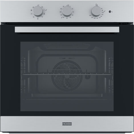 Franke FSL 82 XS, Forno Elettrico da Incasso, 71L, Nero e Acciaio Inox