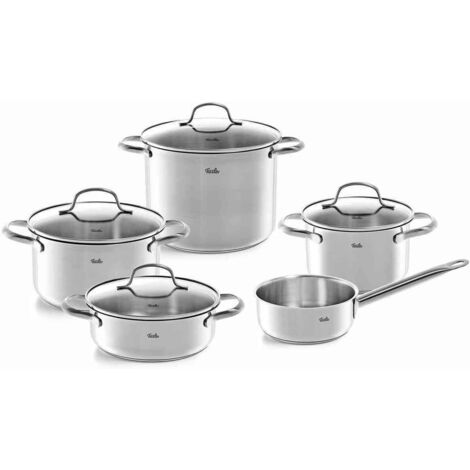 Fissler San Francisco Set di Pentole in Acciaio Inox 5 Pezzi (1/4)