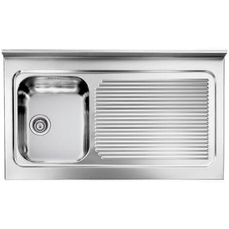CM 031135SCSSX Serie IX Rossana Appoggio Lavello da incasso Gocciolatoio a Destra 1 Vasca 105X60cm