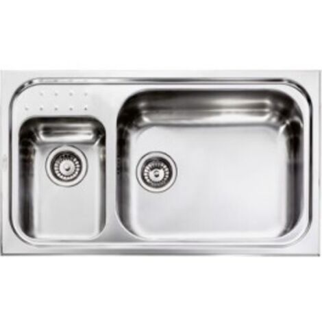 CM 011114DCSSP Lavello IX Punto Plus 3'' 86X50 2 vasche a destra