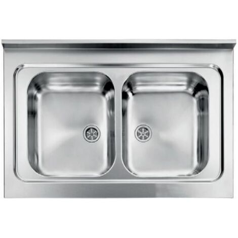 CM 031134XCSSX Lavello IX Rossana 90X60 2 Vasche