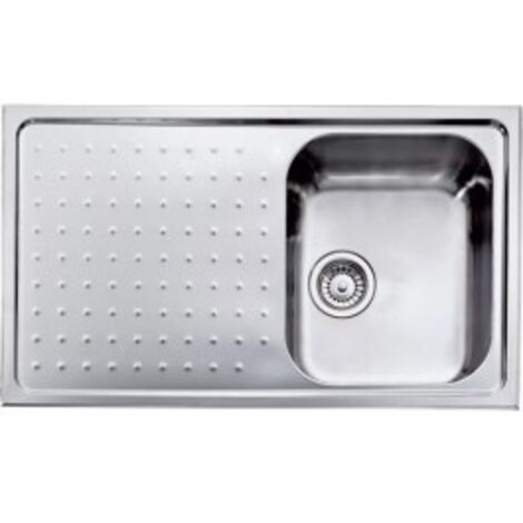 CM 011103DCSSP Lavello IX Punto Plus 3'' 86X50 1 Vasca a destra