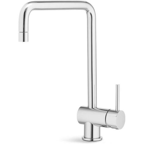 Newform 4320.21.018 XT Miscelatore per Lavello Monocomando Bocca Quadra Girevole Cartuccia Ceramica 35mm colore Cromo (1/2)