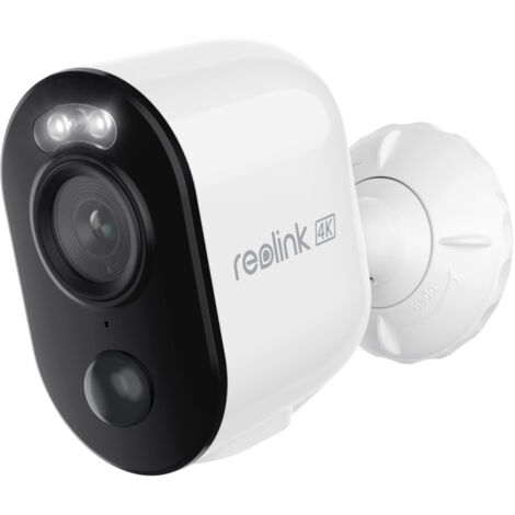 Reolink Argus B350, telecamera di sicurezza IP 4K 8MP, wifi, batteria 6000 mAh, visione notturna IR, uso interno ed esterno, IP65, bianca