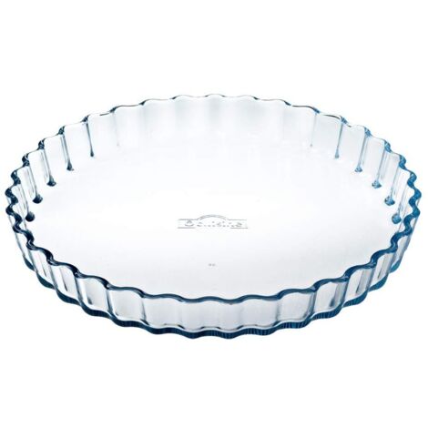 O Cuisine 803 Stampo per Crostata in Vetro Borosilicato 27 cm 1.3 L Resistente agli Shock Termici colore Trasparente (1/5)