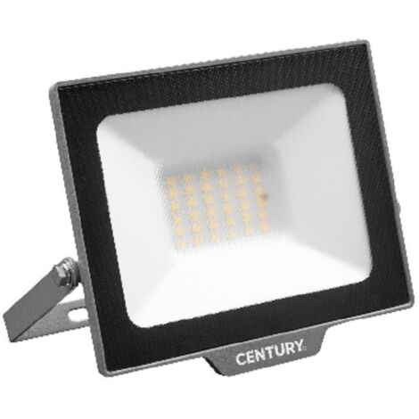 Century Italia proiettore led da esterno con sensore, 30W, 3350 lm, 4000K luce neutra, IP65, alluminio, SMLS-309040 (1/2)