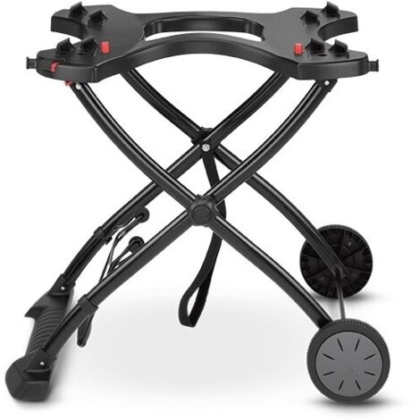 Weber 6557 Carrello Pieghevole per Barbecue Q Serie 1000 e 2000 con Ruote colore Nero (1/10)