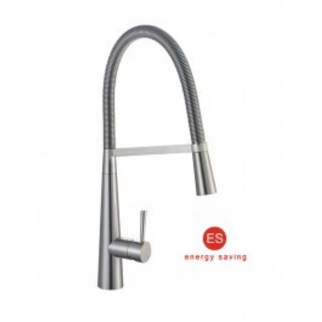 Crolla 598 CR Masterchef Rubinetto Cucina Miscelatore flessibile con Doccia Mono Splitgetto Mono Splitcomando colore Cromo
