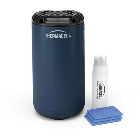 Dispositivo antizanzara portatile Thermacell Mini Halo da esterno fino a 21mq Blu