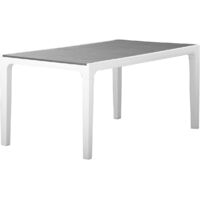 Keter Tavolo Harmony Bianco-Grigio Scuro