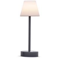 New Garden Lola Slim 30 Lampada da Tavolo a Batteria Antracite