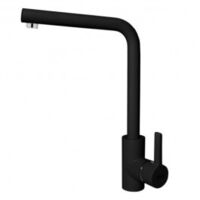 Elleci MGKS0140 Miscelatore Mono Splitcomando con canna alta Granitek Nero Full Black