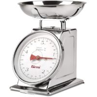 Girmi PS90 Bilancia Meccanica da Cucina 5kg Acciaio Inox