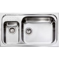 CM 011114DCSSP Lavello IX Punto Plus 3'' 86X50 2 vasche a destra