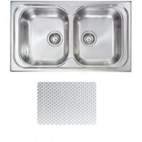 CM 010594XCSSX Lavello IX Atlantic 3'' 86X50 2 Vasche