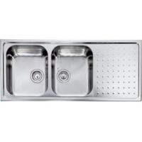 CM 011107SCSSP Lavello IX Punto Plus 3'' 116X50 2 vasche a sinistra