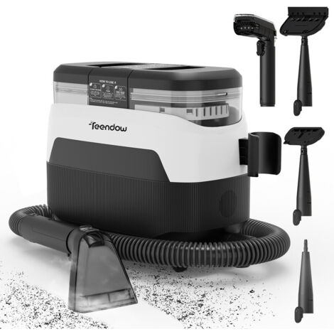 Nettoyeur Vapeur chaude - 1650W - 3 Modes de nettoyage - Réservoir 1,3L - Tuyau 1,5M - Cordon 4M - Multifonctionnel 5 en 1