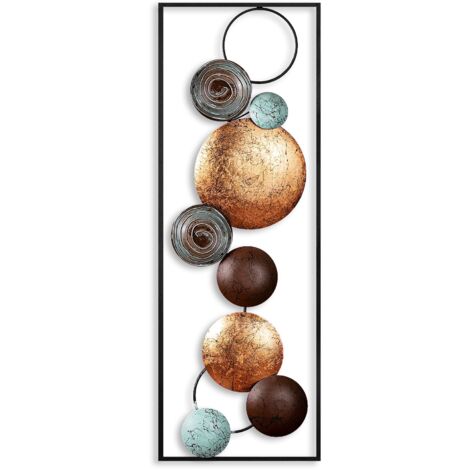 Decorazione da parete in metallo Accessory Multicolore