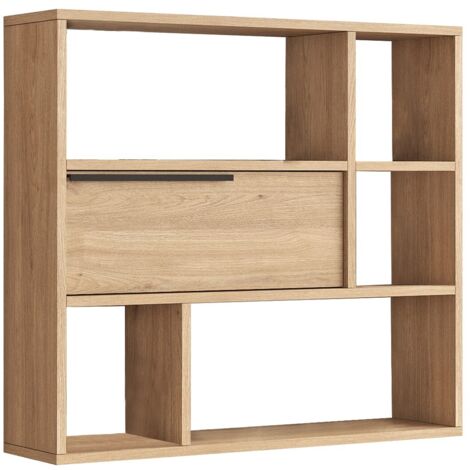 Mensola da parete, mensola portaoggetti Shelf Noce (1/5)