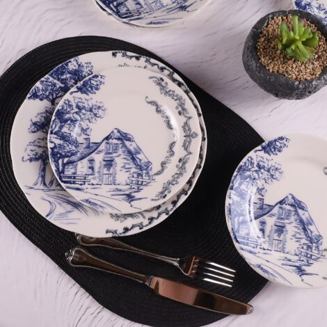 Set di piatti e stoviglie Set 100% Porcellana Multicolore