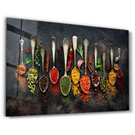 Arte murale in vetro di sicurezza, decorazione in vetro Painting Multicolore (1/5)