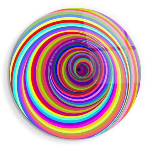 Arte murale in vetro di sicurezza, decorazione in vetro Painting Multicolore (1/5)