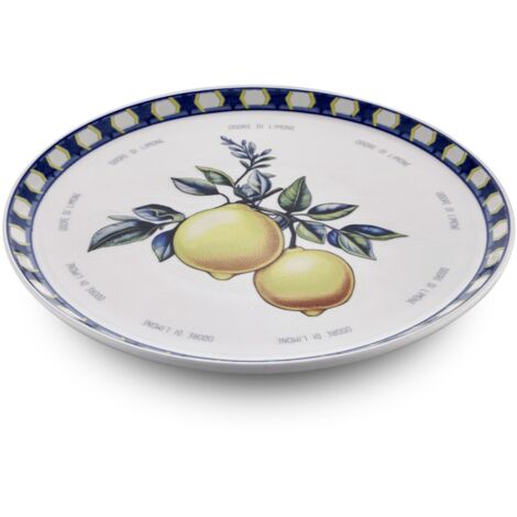 Piatto da portata Piatto da portata 30 Cmx30 Cm 100% Ceramica Giallo (1/5)