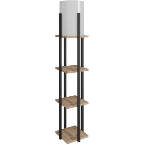 Lampada con 3 ripiani quadrati H135 cm - NORA