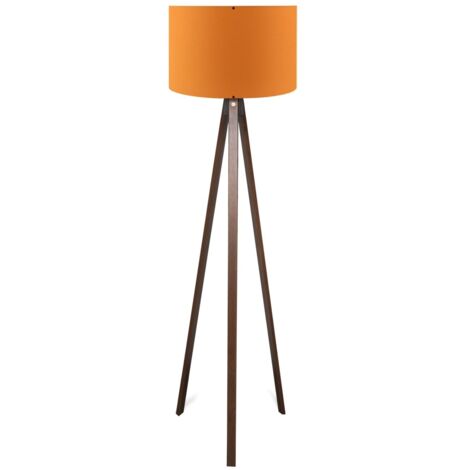 Lampada da terra, lampada da terra, illuminazione per soggiorno Lamp Arancia
