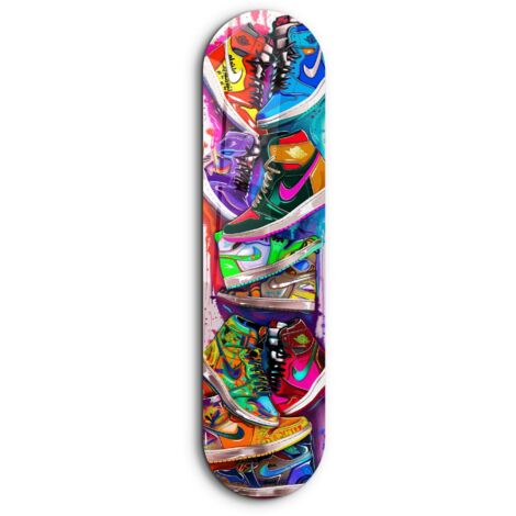 Arte murale in vetro di sicurezza, decorazione in vetro Painting Multicolore (1/5)