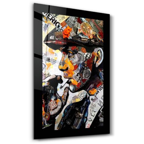 Arte murale in vetro di sicurezza, decorazione in vetro Painting Multicolore (1/5)