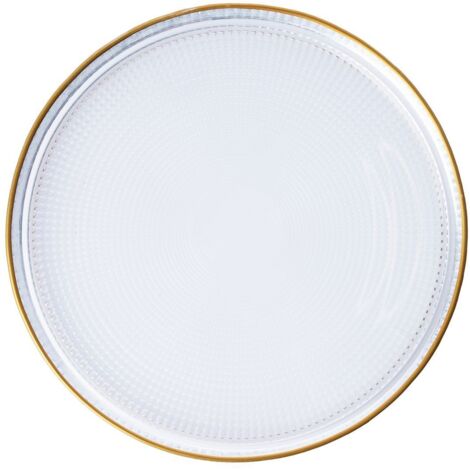 Set di piatti da dessert Set 100% Bicchiere da bere Trasparente Gold (1/4)