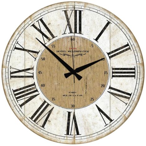 Orologio da parete in MDF, orologio decorativo Clock Multicolore (1/2)