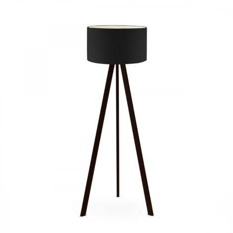 Lampada da terra, lampada da terra, illuminazione per soggiorno Lamp Nero