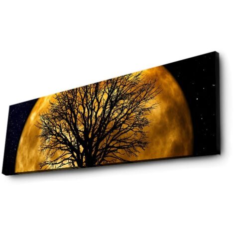 Decorazione murale illuminata con stampa su tela a LED Painting Multicolore (1/5)