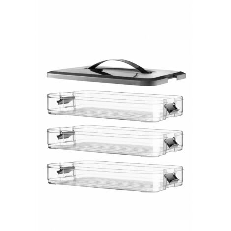 Set di scatole portaoggetti Set Nero (1/4)