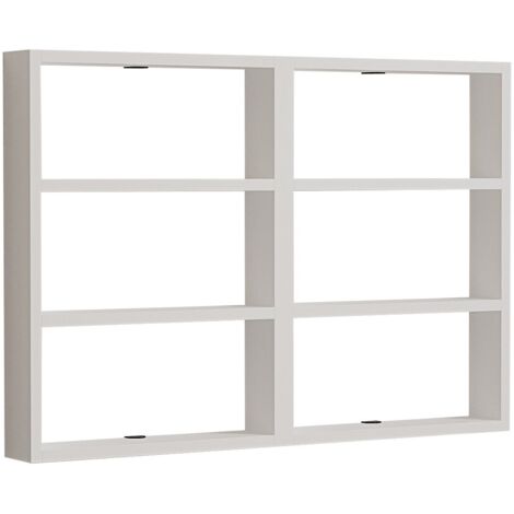 Mensola da parete, mensola portaoggetti Shelf Bianco (1/5)