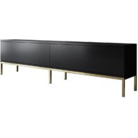 Mobili TV, tavolo TV, credenza bassa Stand Nero Gold