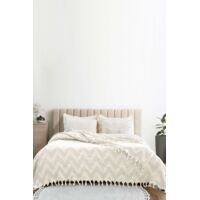 Coperta estiva in piqué Pique 100% RECYCLED Cream