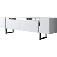 Mobili TV, tavolo TV, credenza bassa Stand Bianco Argento