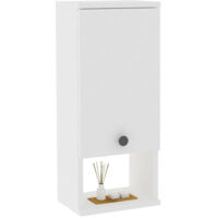 Mobiletto da bagno, armadietto da bagno, spazio di archiviazione Cabinet Bianco