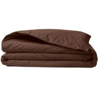 Ranforce Super King Quilt Cover (FR) Marrone scuro