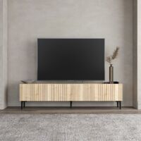 Mobili TV, tavolo TV, credenza bassa Stand Sapphire Quercia