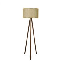 Lampada da terra, lampada da terra, illuminazione per soggiorno Lamp Beige Gold