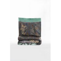 Copripiumino, copripiumino, biancheria da letto Set Mint Antracite Marrone