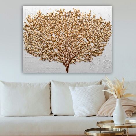 Impresionante cuadro decorativo en lienzo, 70 x 100 cm, 100 % lienzo, marco de madera. Elegante decoración para el hogar.