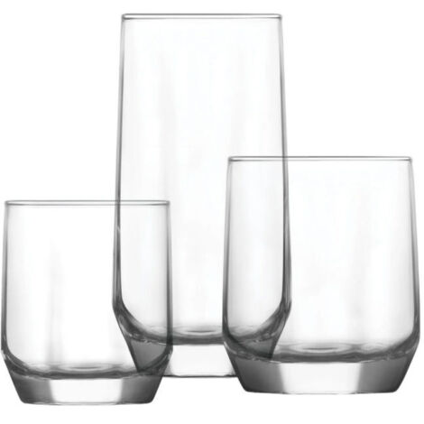 Juego de vasos para beber de cristal Set 100% Vaso para beber Transparente