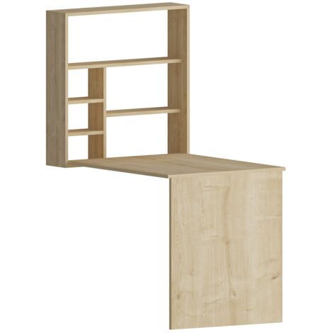 Mesa de oficina Kailua 399, Roble, Plegable, 74x59x90cm